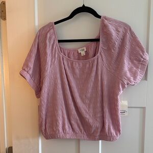 a.n.a Mauve Blouse